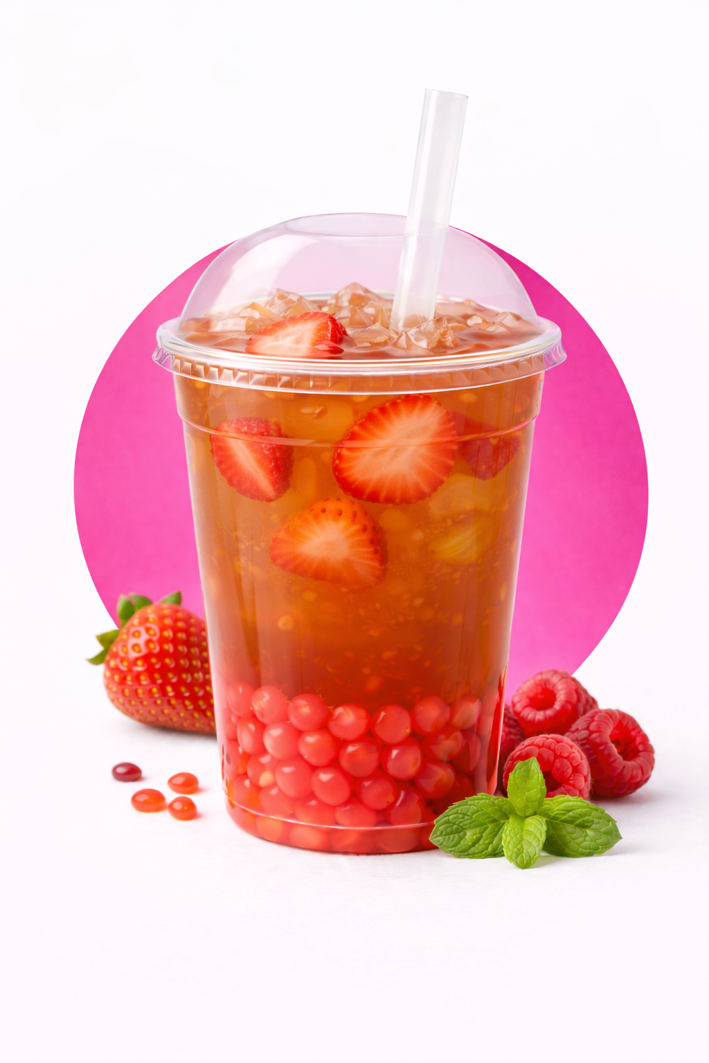 BubbleTea Fraise Framboise