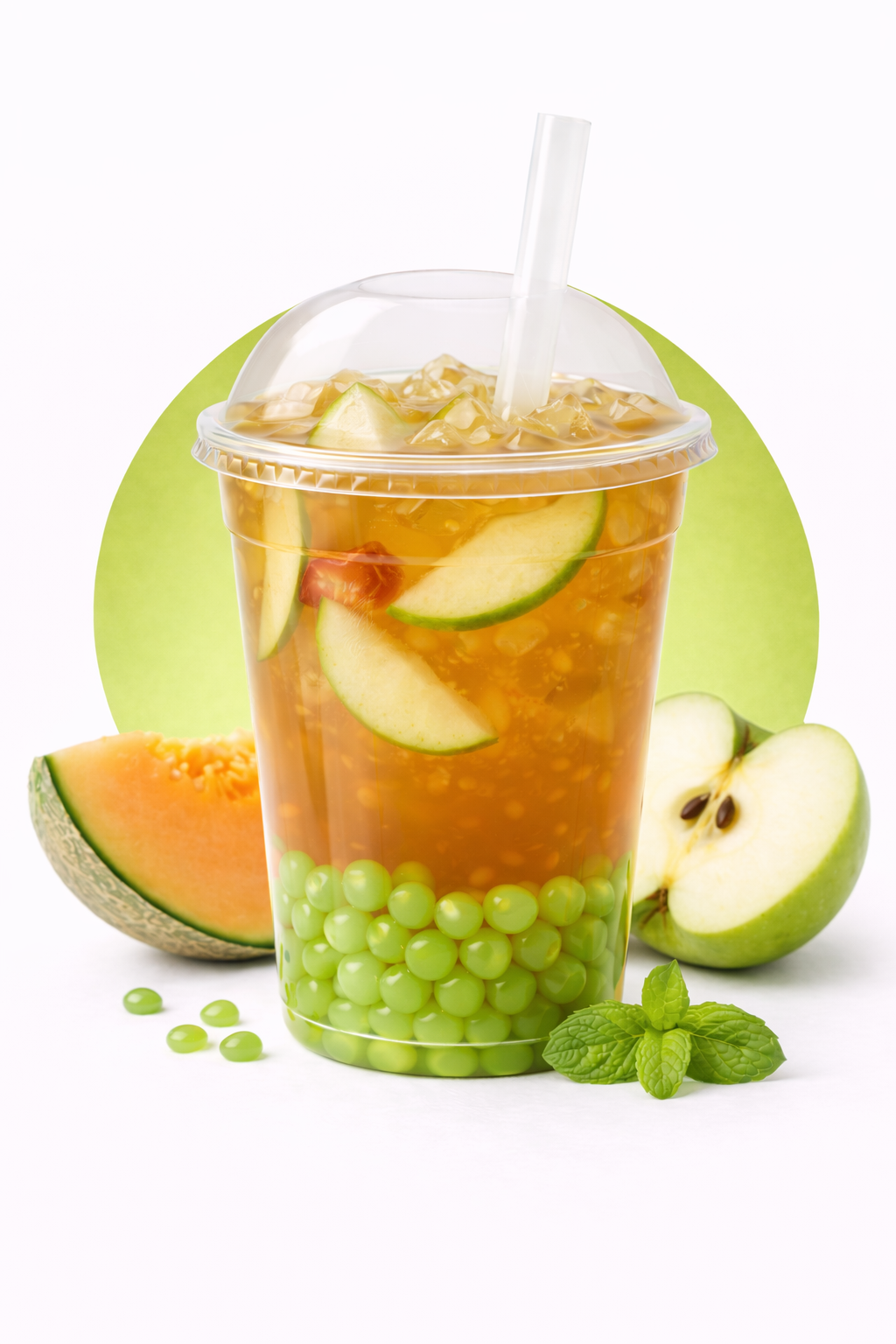 BubbleTea Melon Pomme