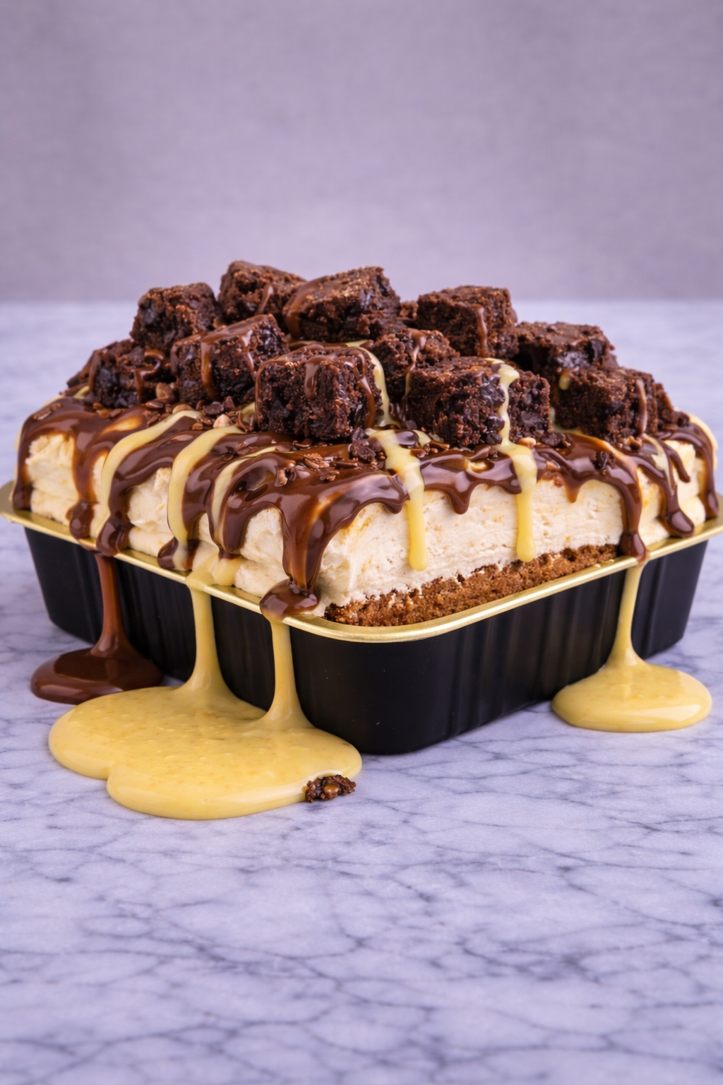 Tiramisu Brownie Crème Anglaise