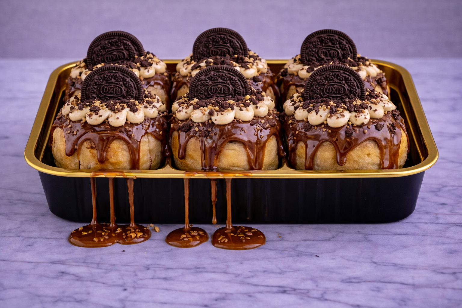 Mini Beignets Nutella Oreo